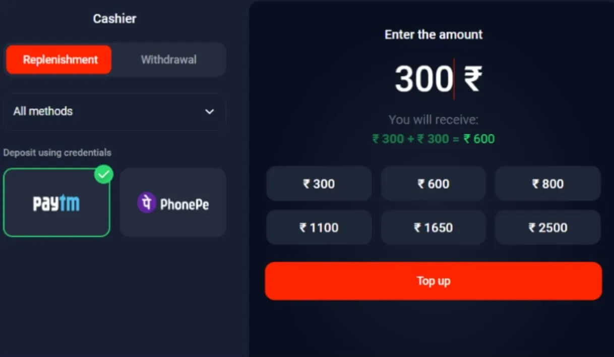 TopX deposit